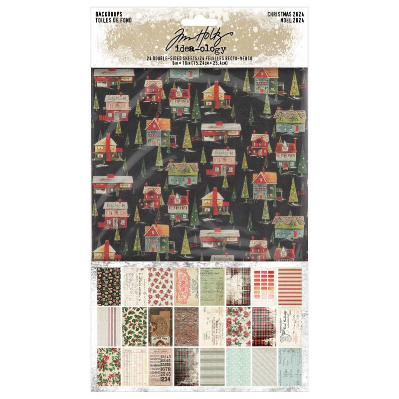 Tim Holtz Idea-Ology - Christmas Backdrops, TH94406 2024