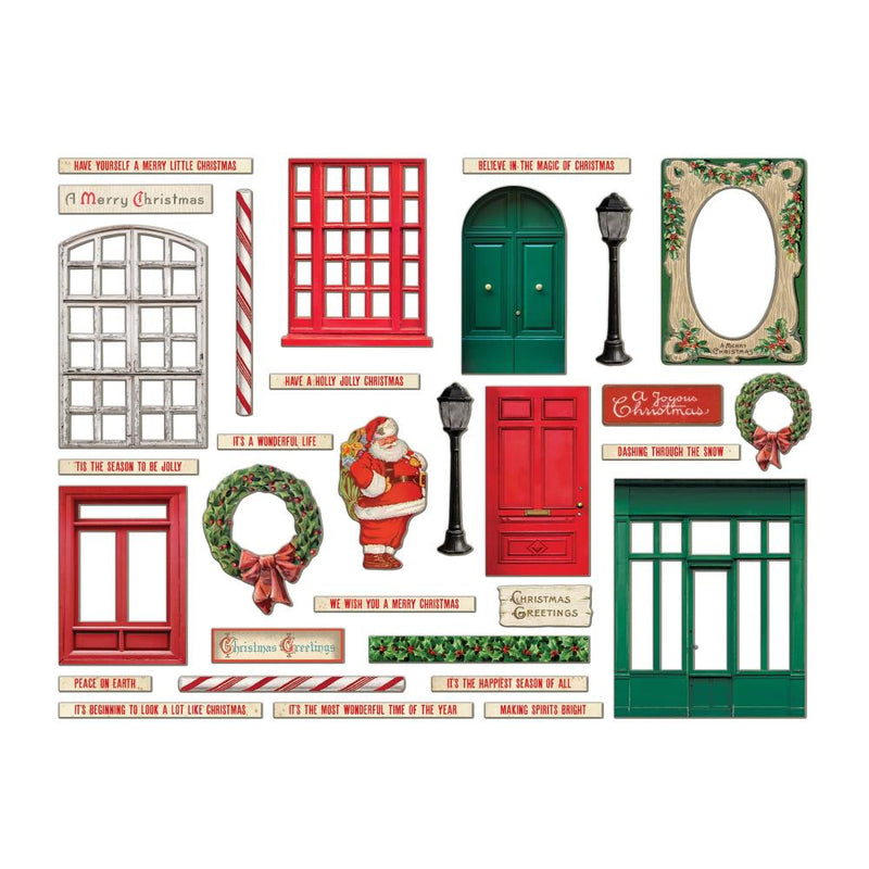 Tim Holtz Idea-Ology - Christmas 2024 Baseboards & Transparancies, TH94407