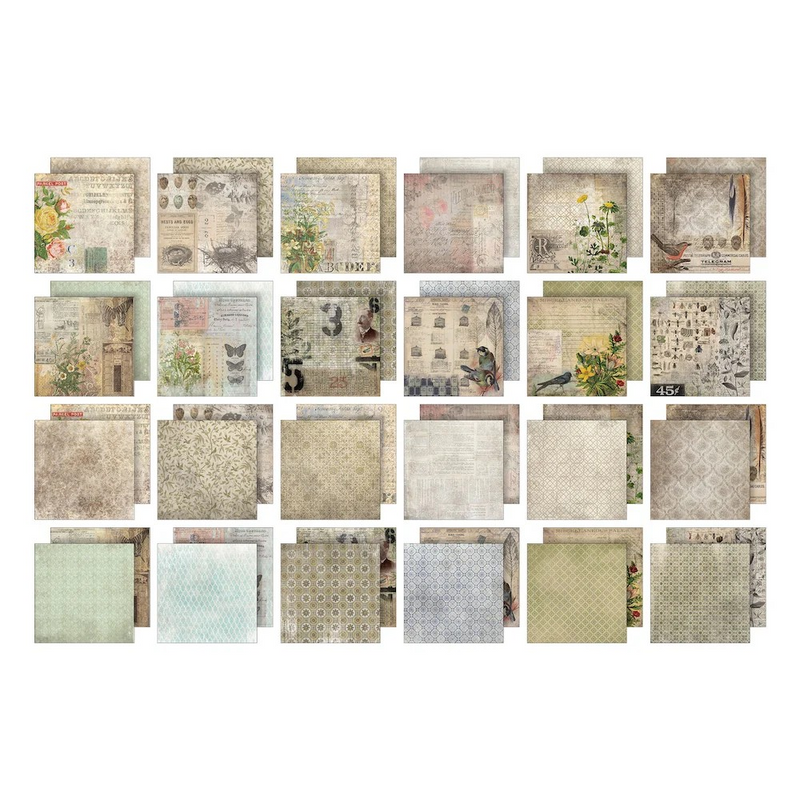 Coming Soon - Tim Holtz idea-ology Paper Stash 2025 Vault - 12x12 - I Want It All Bundle, IWIA12x12