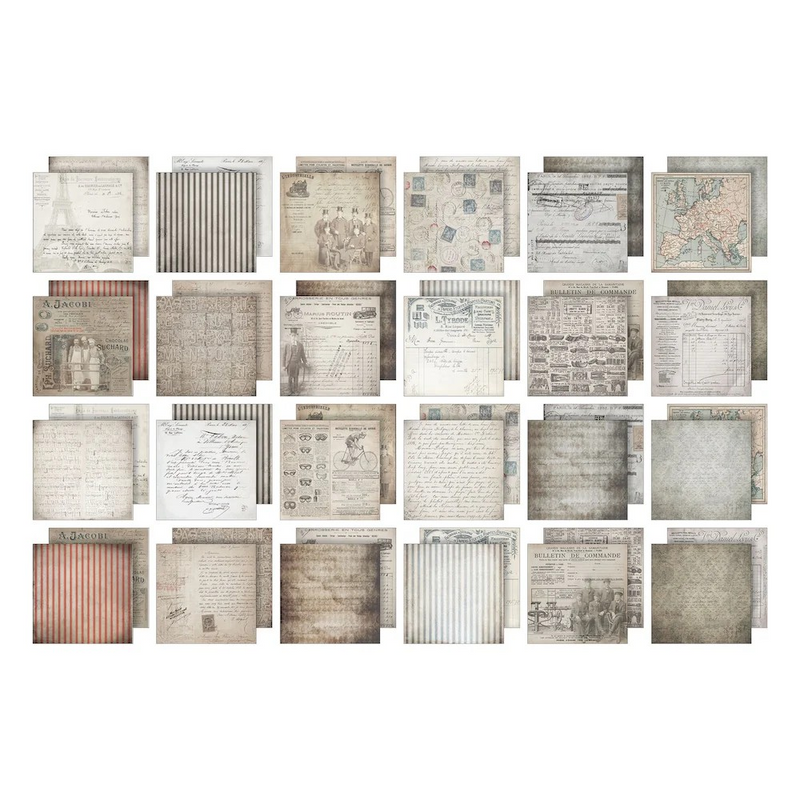 Coming Soon - Tim Holtz idea-ology Paper Stash 2025 Vault - 12x12 - I Want It All Bundle, IWIA12x12