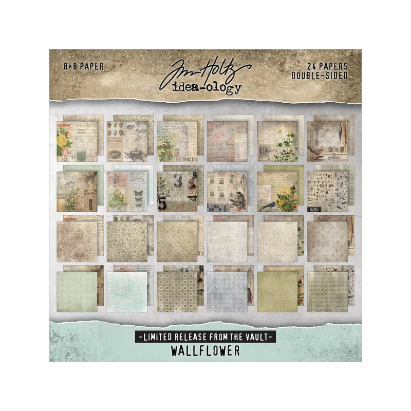 Coming Soon - Tim Holtz idea-ology Paper Stash 2025 Vault Release - 8x8 - I Want It All Bundle, IWIA8x8