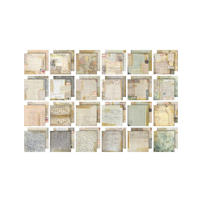 Coming Soon - Tim Holtz idea-ology Paper Stash 2025 Vault Release - 8x8 - I Want It All Bundle, IWIA8x8