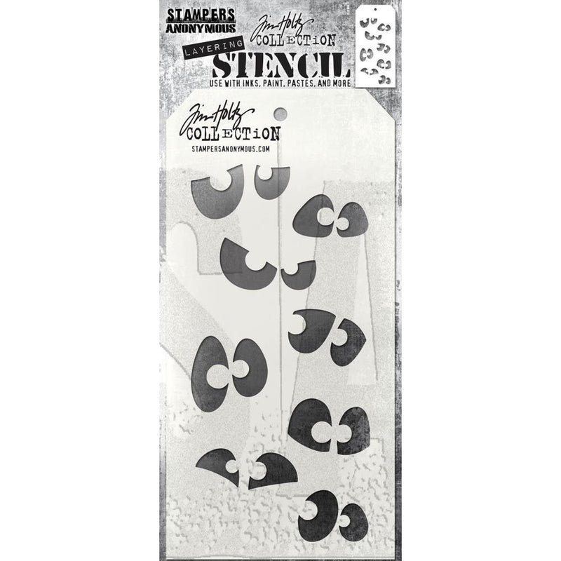 Stampers Anonymous - Tim Holtz Layering Stencils - I Want it All Halloween 2023, IWIAHWS