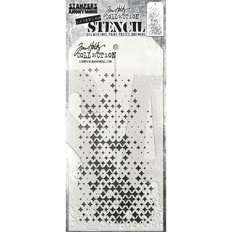 Stampers Anonymous Layering Stencil - Sparkle Fade, THS188 by: Tim Holtz