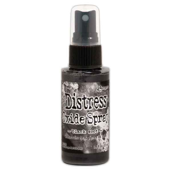 Ranger - Tim Holtz Distress Oxide Spray 1.9oz - Black Soot, TSO67566