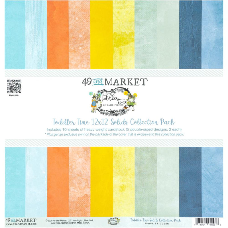 49 & Market 12x12 Solids Collection Pack - Toddler Time, TT-29956