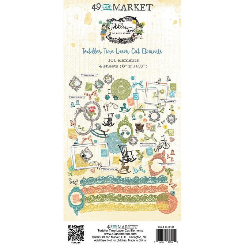 49 & Market Laser Cut-Outs, Elements - Toddler Time, TT-30181