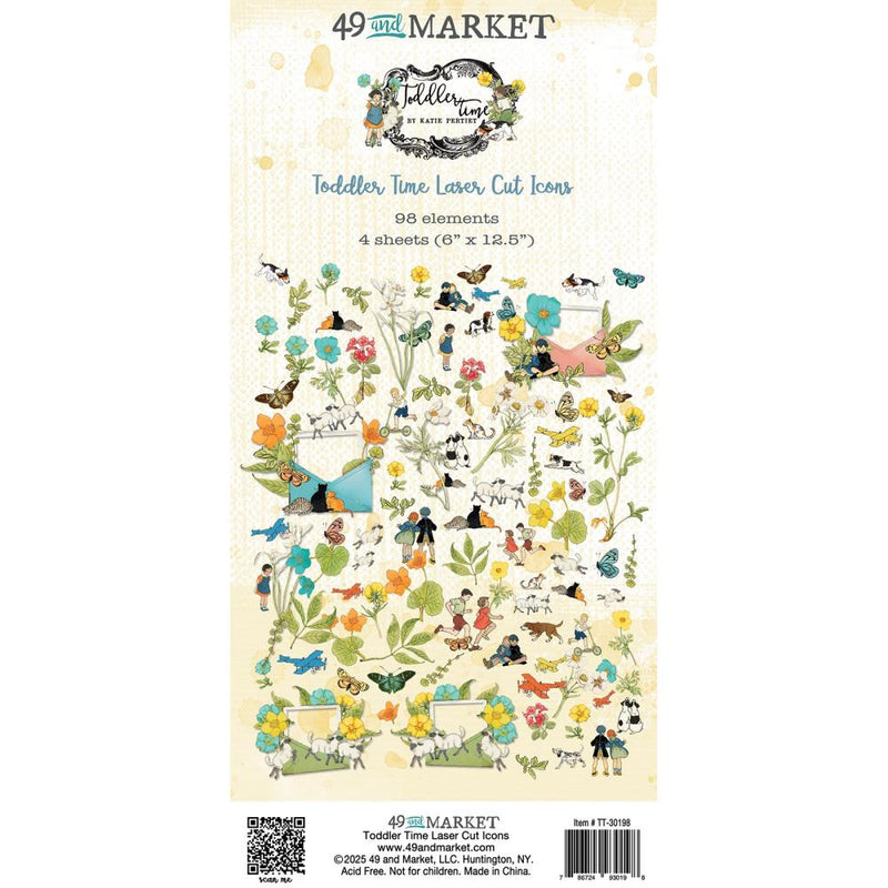 49 & Market Laser Cut-Out Icons - Toddler Time, TT-30198