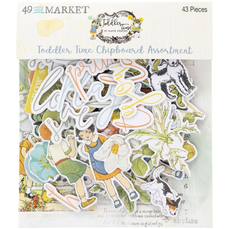 49 & Market Chipboard Set - Toddler Time, TT-30211