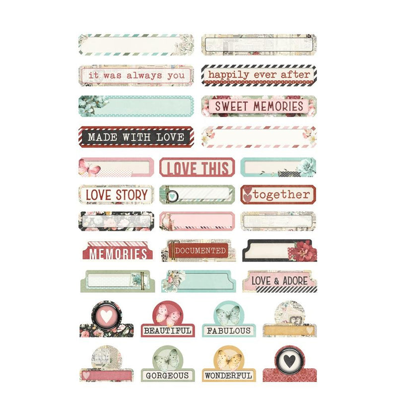 Simple Stories - Sticker Book - Simple Vintage Love Story, VLO21426