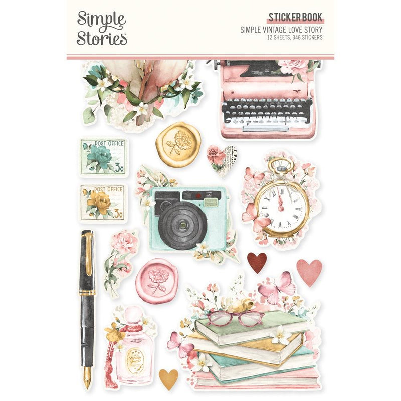 Simple Stories - Sticker Book - Simple Vintage Love Story, VLO21426