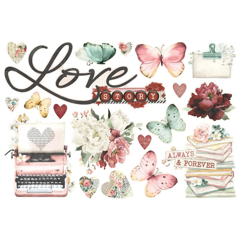 Simple Stories - Page Pieces - Simple Vintage Love Story, VLO21436