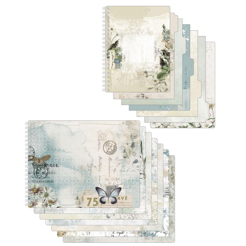 49 & Market Spiral Notebook Set- Vintage Artistry Moonlit Garden, VMG25736