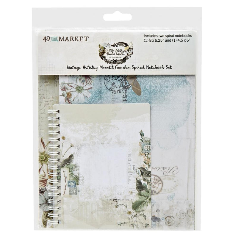 49 & Market Spiral Notebook Set- Vintage Artistry Moonlit Garden, VMG25736