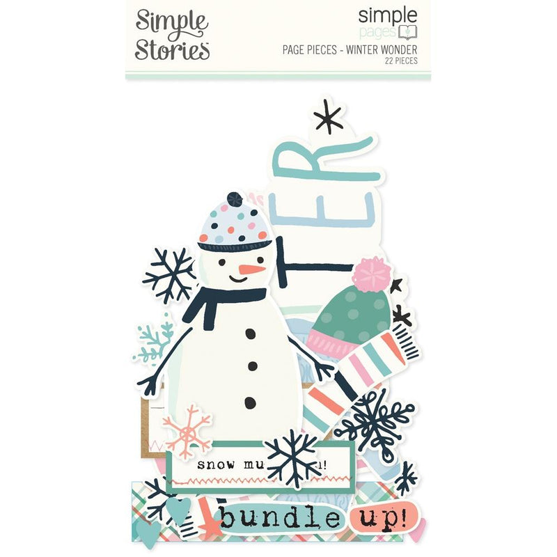 Simple Stories - Simple Pages Page Pieces - Winter Wonder, WNW21230