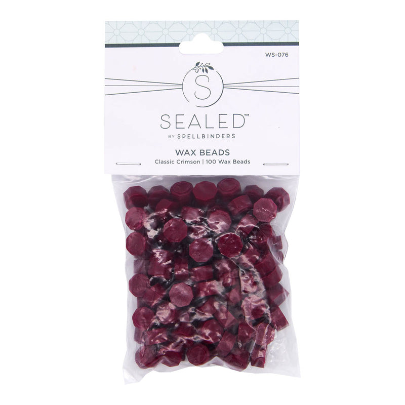 Spellbinders Wax Beads - Classic Crimson, WS-076