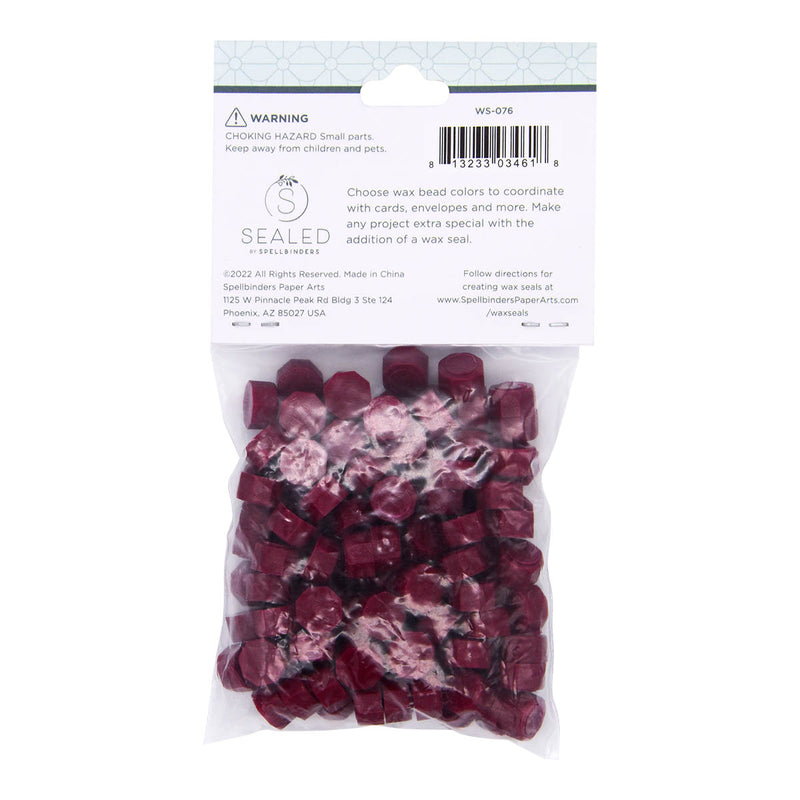 Spellbinders Wax Beads - Classic Crimson, WS-076