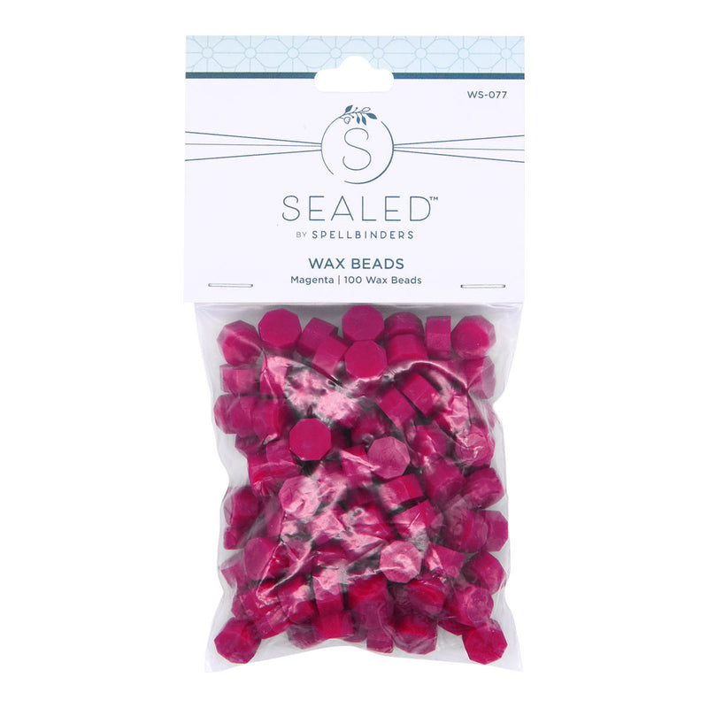 Spellbinders Wax Beads - Magenta, WS-077