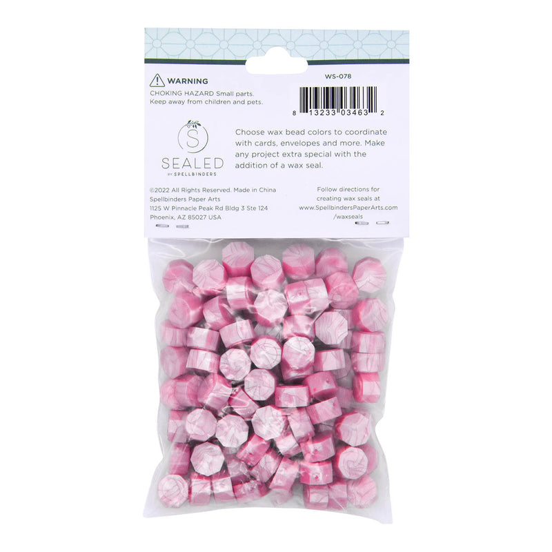 Spellbinders Wax Beads - Pink Damask, WS-078