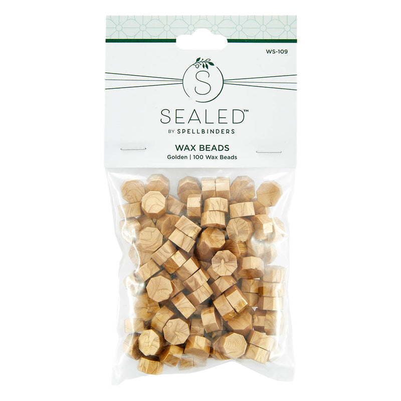 Spellbinders Wax Beads - Golden, WS-109