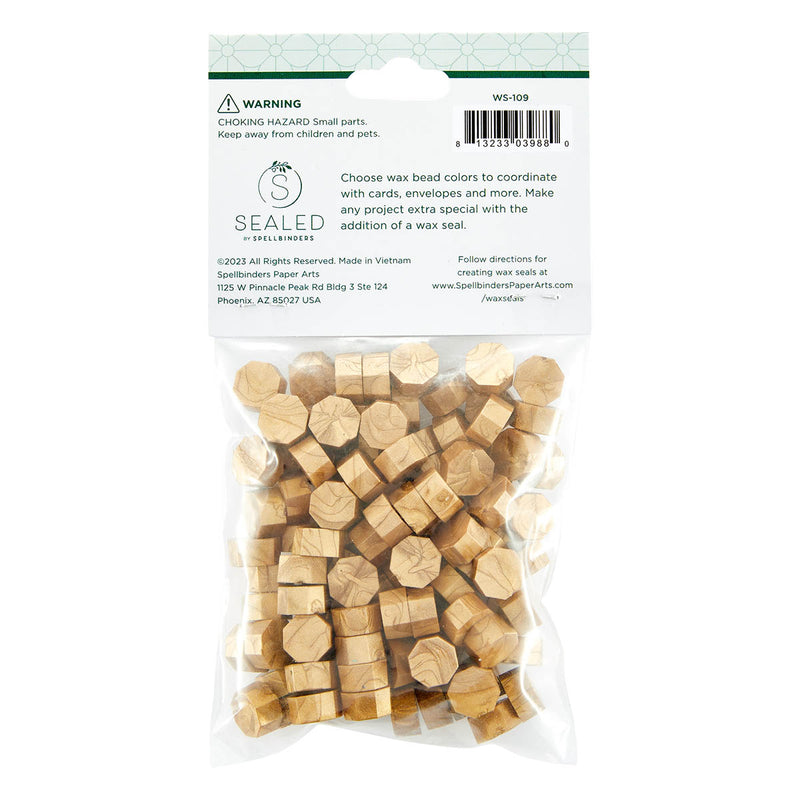 Spellbinders Wax Beads - Golden, WS-109