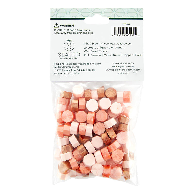 Spellbinders - Must Have Wax Bead Mix - Coral, WS-117