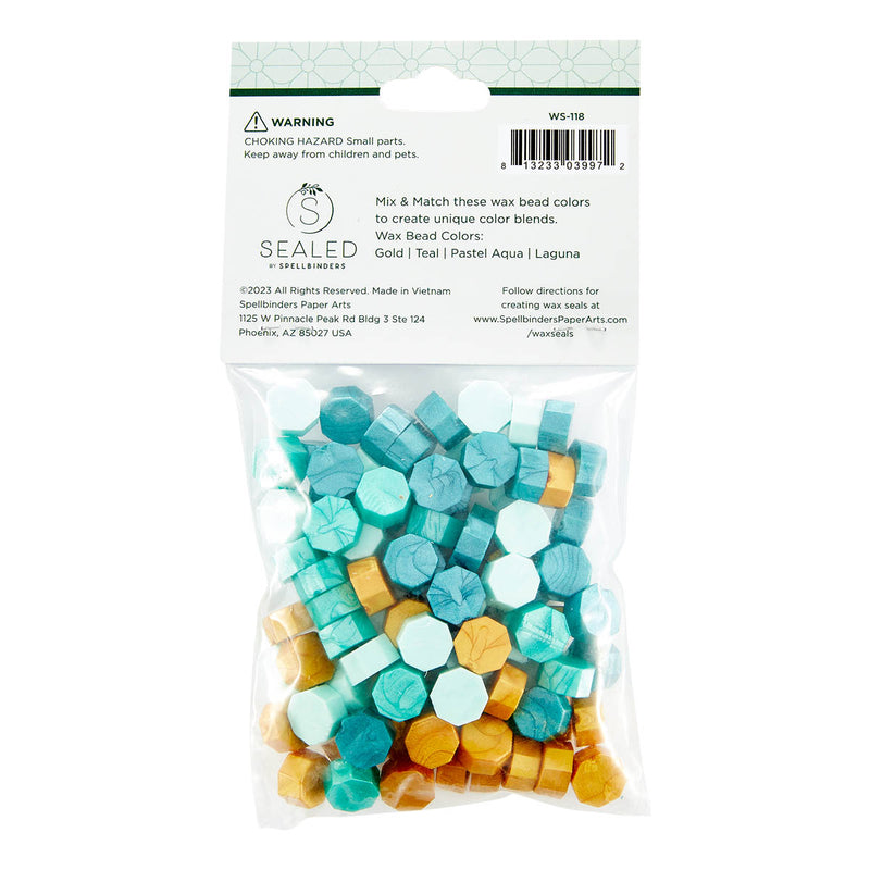 Spellbinders - Must Have Wax Bead Mix - Teal WS-118