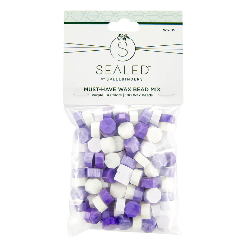 Spellbinders - Must Have Wax Bead Mix - Purple, WS-119