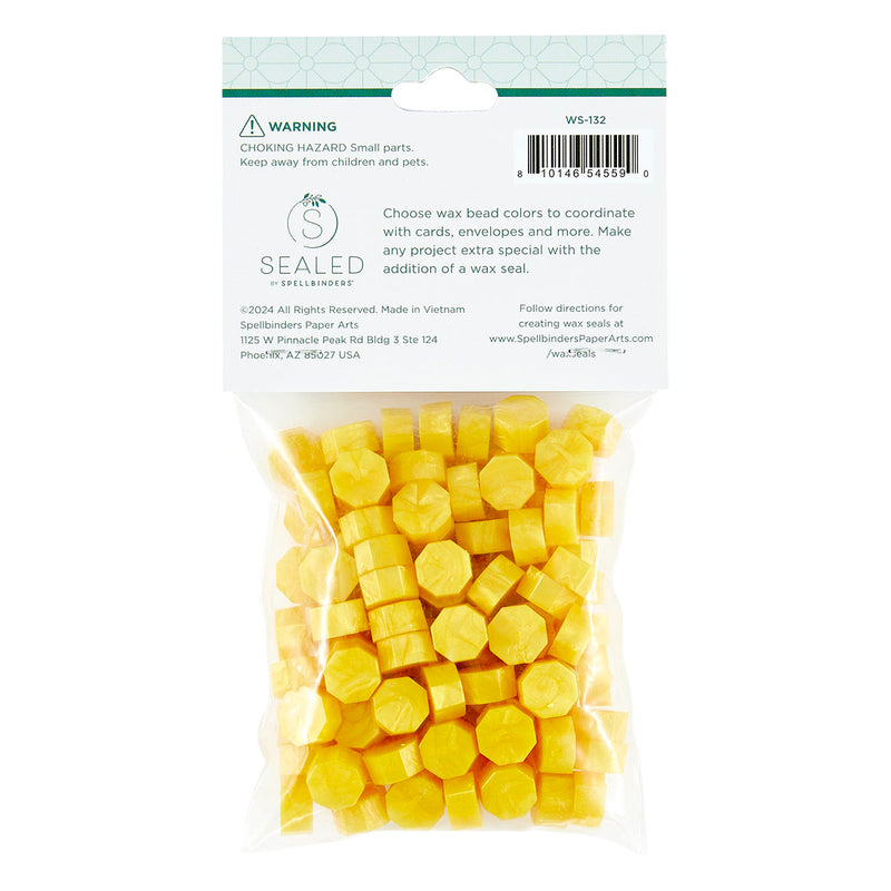 Spellbinders - Wax Beads - Canary, WS-132