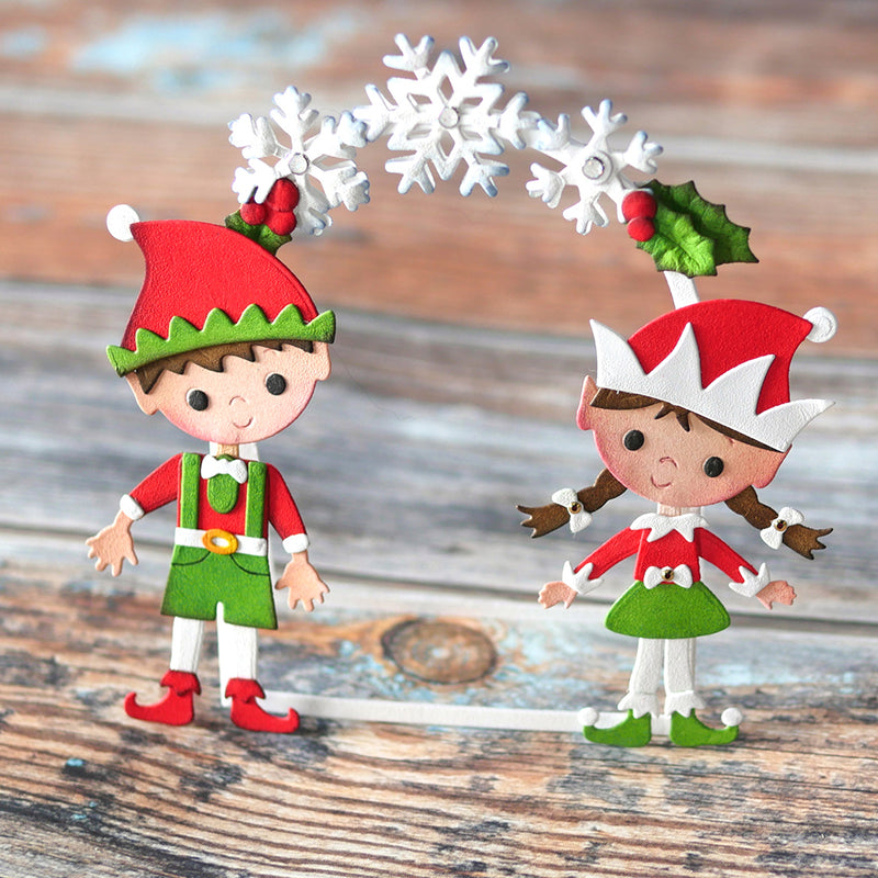 Elizabeth Craft Designs Die Set- Holiday Elf - His, 1827