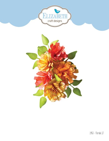 Elizabeth Craft Designs - Florals Volume 4 Collection Dies - Florals 17, ECD1953