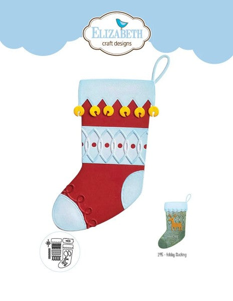 Eliazbeth Craft Design Dies - Holiday Stocking, 1995