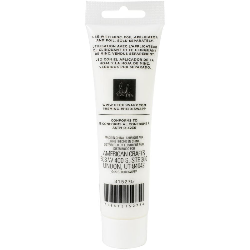 Heidi Swapp - Minc Texture Paste 3oz - clear, 315275