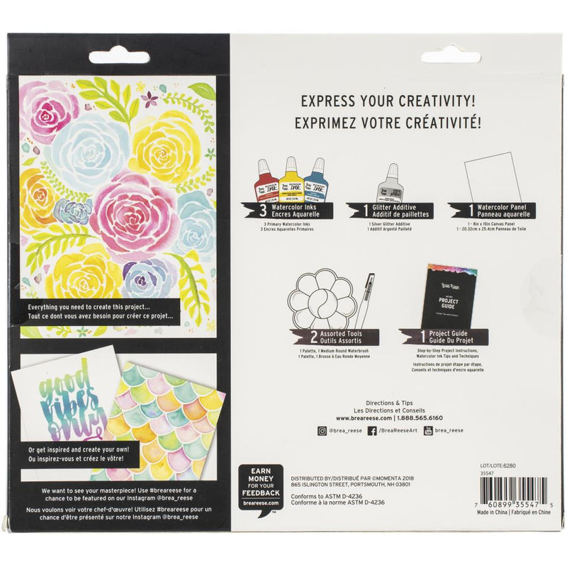 Brea Reese - Watercolor Ink Kit 8Pc, 35547