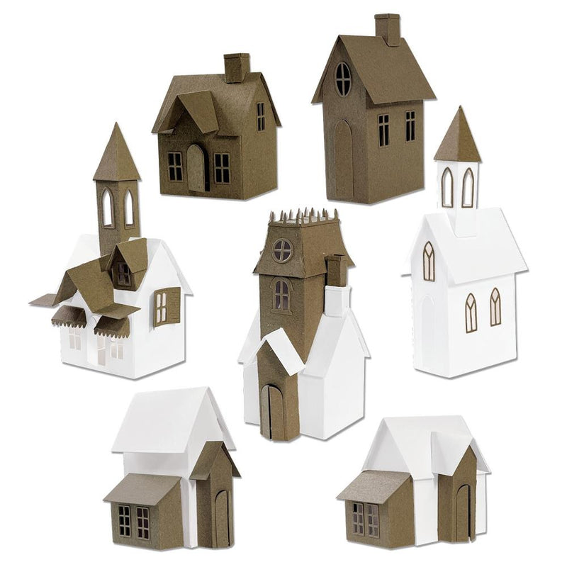 Sizzix Thinlits Village Collection Bundle, IWIAD3EF by Tim Holtz