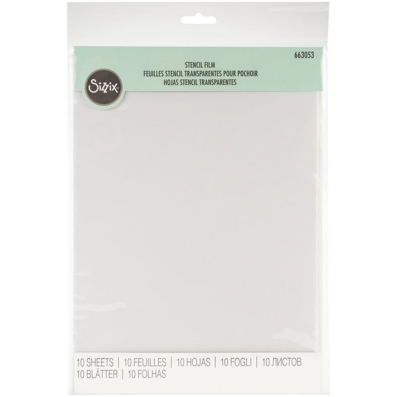 Sizzix - Making Essential - Stencil Film 8.5x11, 10Pc, 663053