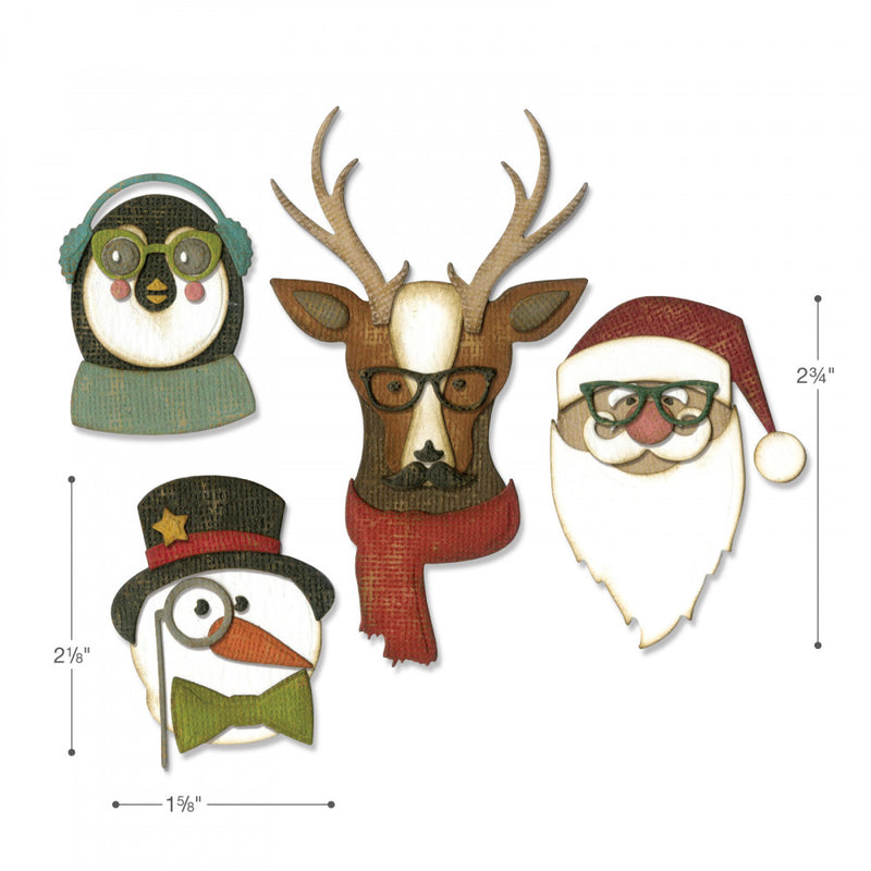 Sizzix Thinlits Die Set - Cool Yule 24Pc, 663099 by: Tim Holtz