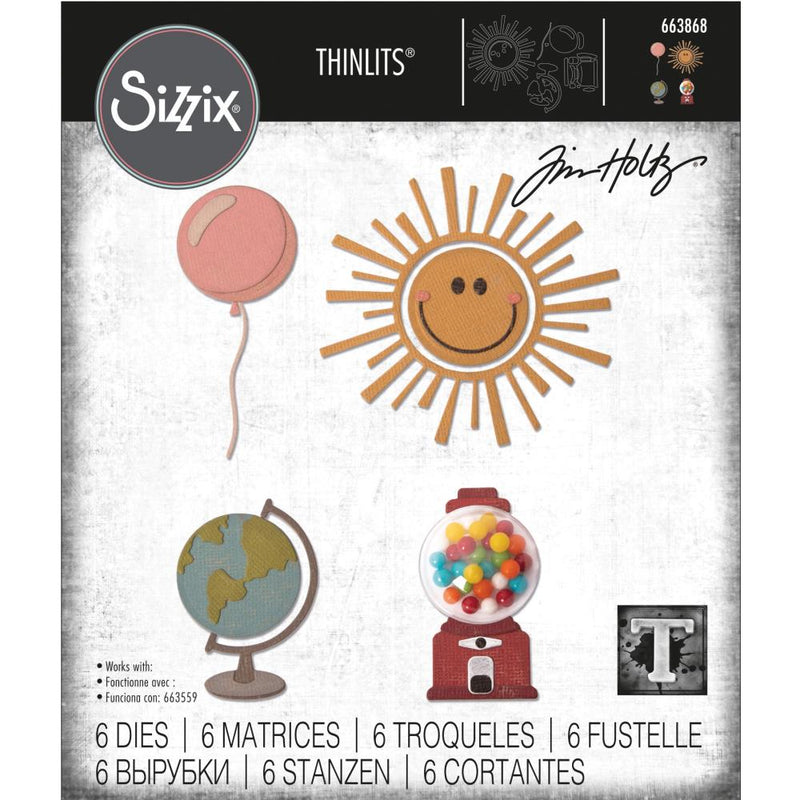 Sizzix Thinlits Die Set - Circle Play, 663868 by: Tim Holtz