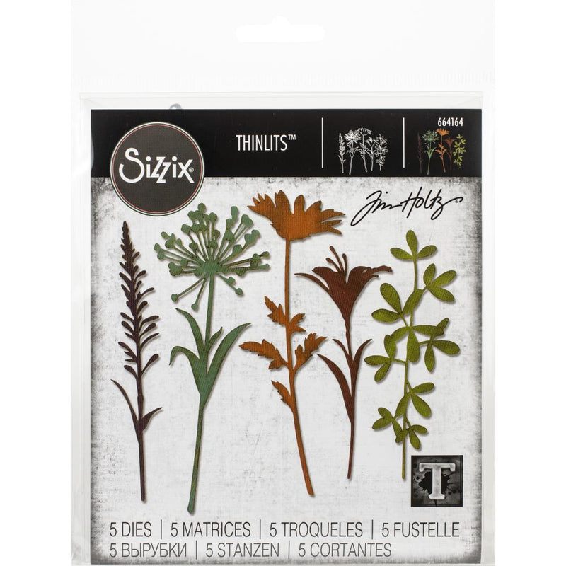 Sizzix Thinlits Die Set - Wildflower Stems