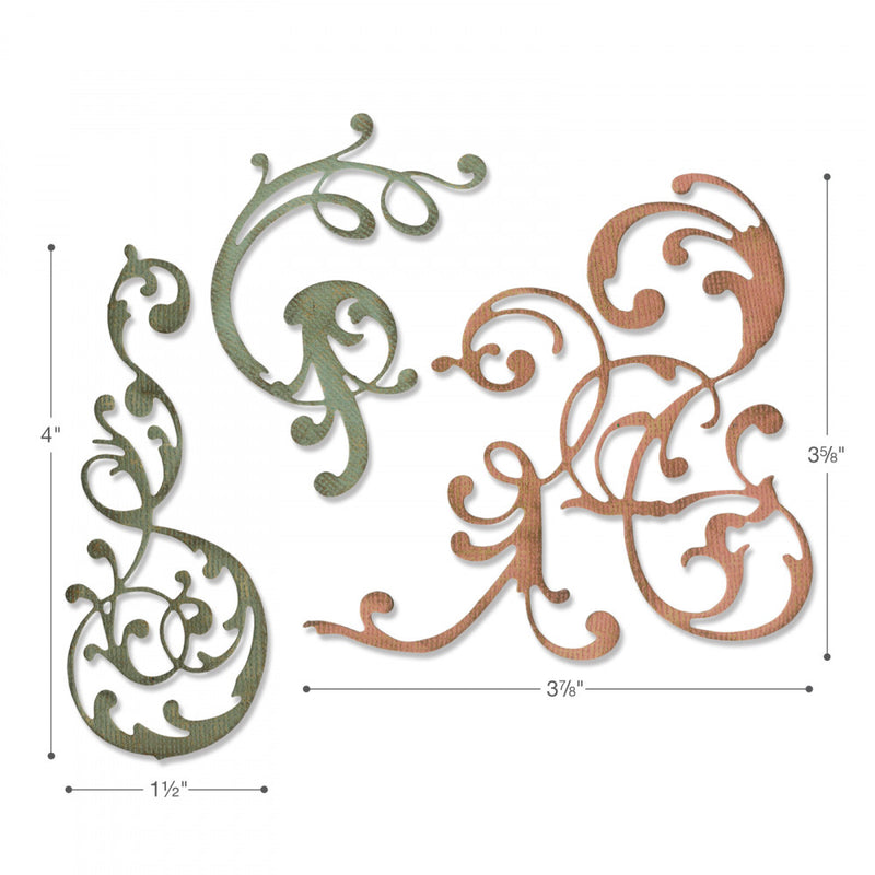 Sizzix Thinlits Die Set - Adorned, 664176 by: Tim Holtz