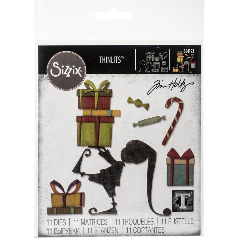 Sizzix Thinlits Die Set - Santa's Helper, 664192 by: Tim Holtz