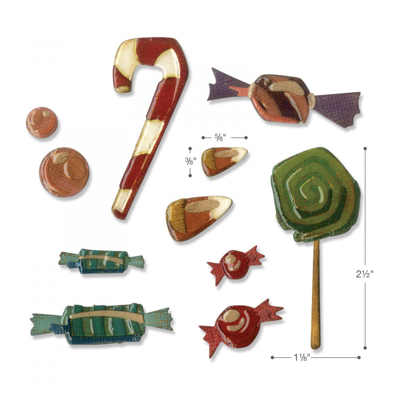 Sizzix Thinlits Die Set - Sweet Treats, 664204 by: Tim Holtz