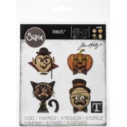 Sizzix Thinlits Die Set - Hip Haunts, 664206 by: Tim Holtz