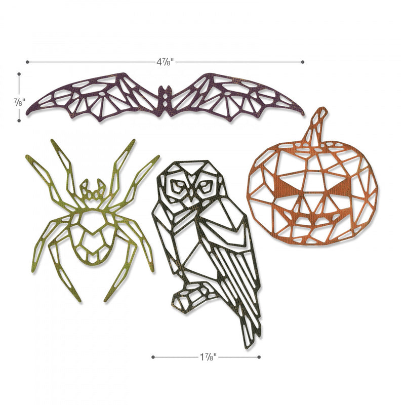 Sizzix Thinlits Die Set - Geo Halloween, 664208 by: Tim Holtz