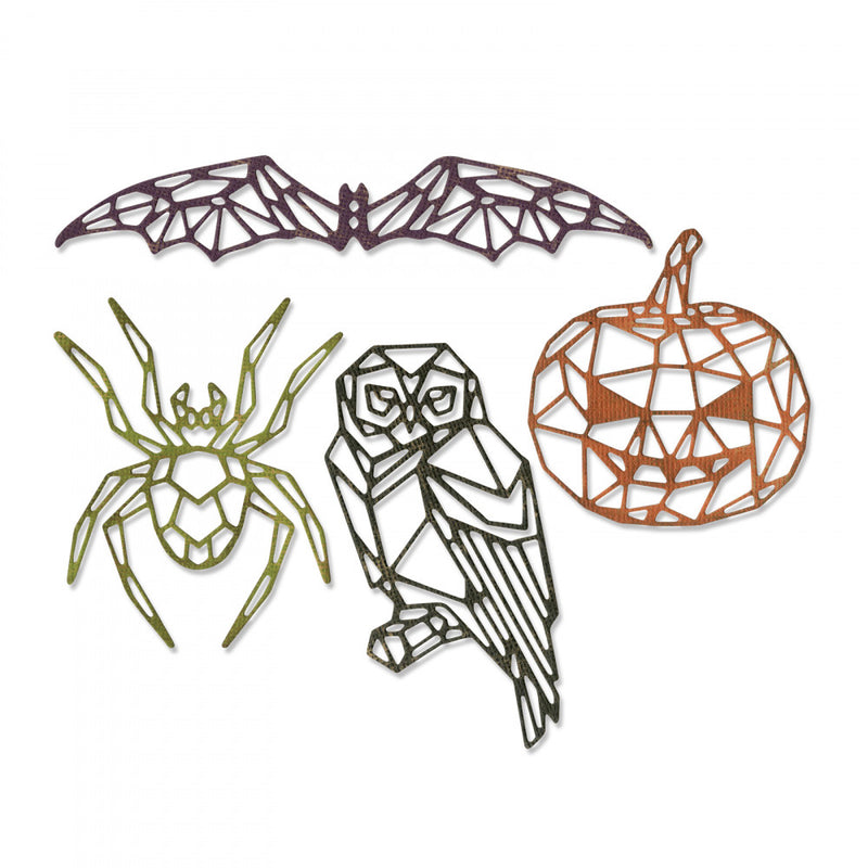 Sizzix Thinlits Die Set - Geo Halloween, 664208 by: Tim Holtz