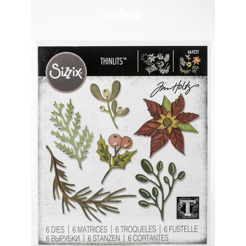 Sizzix Thinlits Die Set - Large Funky Festive, 664221 by: Tim Holtz