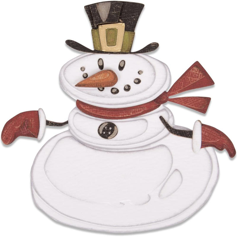 Sizzix Thinlits Die Set - Mr. Snowman, Colorize, 664230 by: Tim Holtz