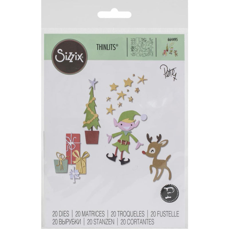 Sizzix Thinlits Die Set - Santa's Workshop, 664495 by: Pete Hughes