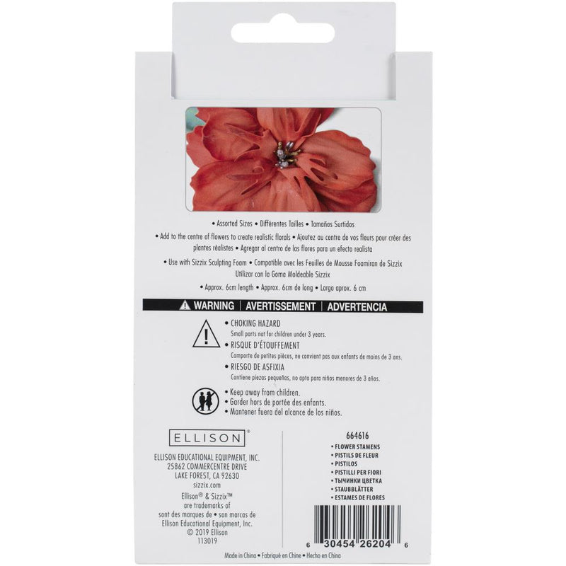 Sizzix - Making Essential - Flower Stamens 400Pc - Metallic, 664616