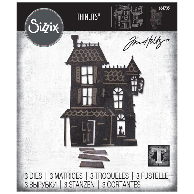 Sizzix Thinlits Die Set - Haunted, 664735 by: Tim Holtz